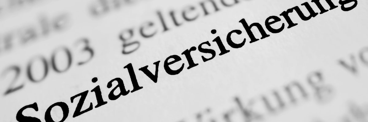 Sozialversicherung, Richtlinien, Gesetze, Auszug