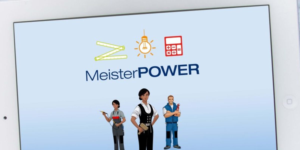 MeisterPOWER; kostenloses Unterrichtsangebot; baden-württembergische Handwerkskammern; allgemein bildende Schulen; Lernsoftware; Schülerinnen und Schülern; ökonomische Kompetenzen; Handwerksberufe; Betriebswirtschaft; Betriebsführung; Wirtschaftsspiel; Planspiel; Berufsorientierung