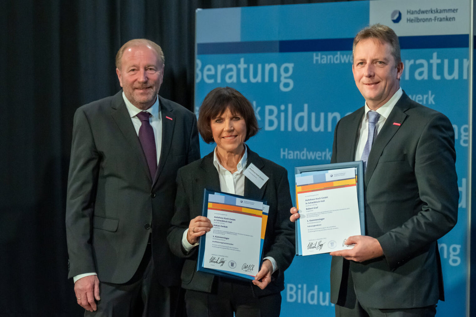 Ehrung Ausbildungsbetriebe Ehrung Ausbildungsbetriebe